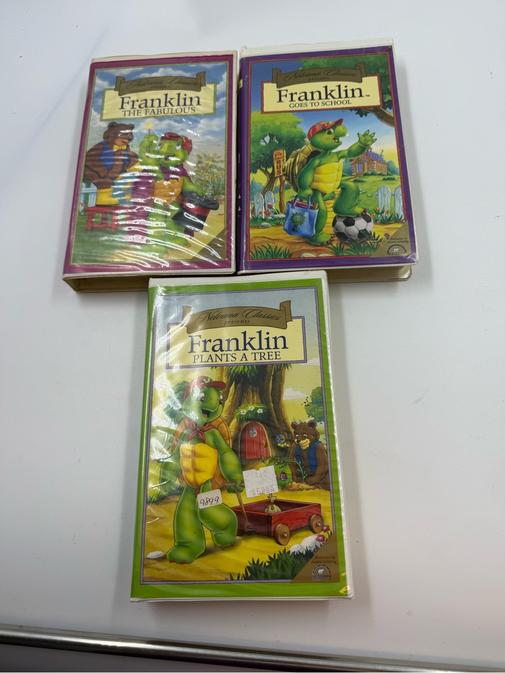 Franklin vhs x 3